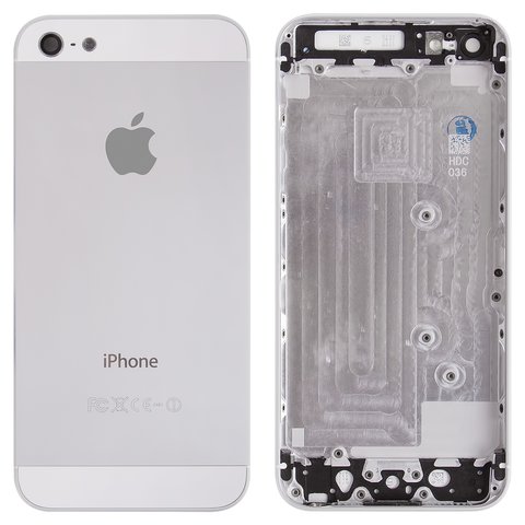 Корпус для Apple iPhone 5, белый, High Copy