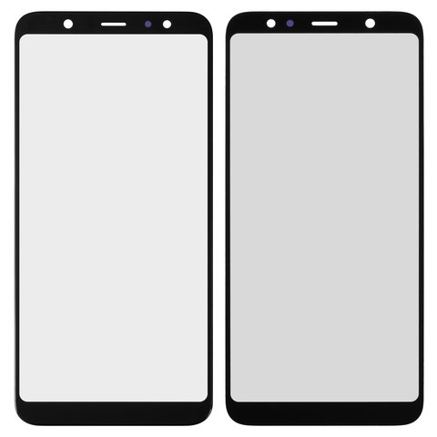 Скло корпуса для Samsung A605F Dual Galaxy A6+ 2018 , чорне