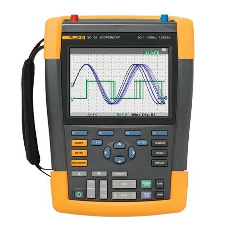 Портативный осциллограф мультиметр Fluke 190 102 4025318 