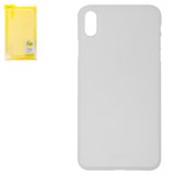 Чохол Baseus для iPhone XS Max, безбарвний, прозорий, матовий, Ultra Slim, пластик, #WIAPIPH65-E02
