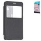 Чехол Nillkin Sparkle laser case для Samsung J320 Galaxy J3 (2016), черный, книжка, пластик, PU кожа, #6902048111837