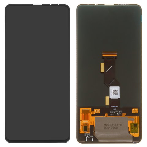 Дисплей для Xiaomi Mi Mix 3, чорний, без рамки, High Copy, OLED , M1810E5A