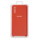 Чехол для Samsung A022F Galaxy A02, красный, Original Soft Case, силикон, red (14)