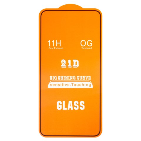 Защитное стекло для Samsung S901 Galaxy S22 5G, совместимо с чехлом, Full Glue, без упаковки , черный, cлой клея нанесен по всей поверхности