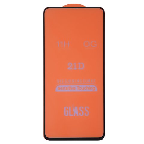 Защитное стекло All Spares для Xiaomi Poco X4 Pro 5G, совместимо с чехлом, Full Glue, черный, cлой клея нанесен по всей поверхности