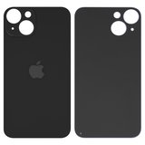 Задня панель корпуса для iPhone 14, чорна, не потрібно знімати скло камери, Midnight, big hole