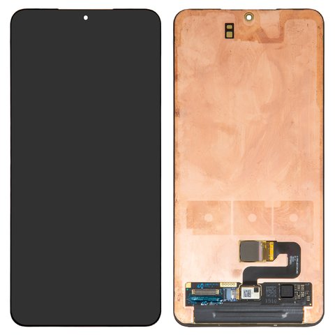 Дисплей для Samsung G996 Galaxy S21 Plus 5G, черный, без рамки, Оригинал переклеено стекло 