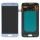 Дисплей для Samsung J250 Galaxy J2 (2018), J250 Galaxy J2 Pro (2018), блакитний, без рамки, High Copy, з широким обідком, (OLED)