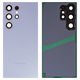 Задня панель корпуса для Samsung S928 Galaxy S24 Ultra, блакитна, із склом камери, titanium blue
