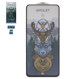 Защитное стекло iNobi Amulet для Realme 8i, Narzo 50; Oppo A96 4G, Full Glue, Anti Static, черный