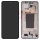 Дисплей для Xiaomi 12T, 12T Pro, серебристый, с рамкой, Original (PRC), 22081212UG, 22081212G, 22071212AG