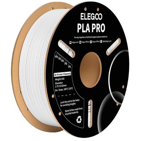 Філамент ELEGOO PLA PRO, білий white , 1 кг