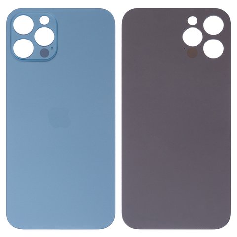 Задня панель корпуса для iPhone 12 Pro, синя, не потрібно знімати скло камери, Original PRC , big hole