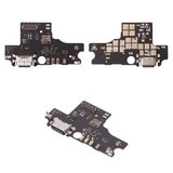 Шлейф для ZTE Blade A51 (2021), конектора зарядки, з мікрофоном, з компонентами, High Copy, плата зарядки