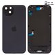 Корпус для iPhone 15 Plus, чорний, з тримачем SIM-карти, з боковими кнопками, Original (PRC), EU version