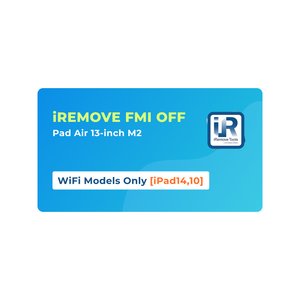 iRemove FMI OFF iPad Air 13 inch M2 лише WiFi моделі [iPad14,10]