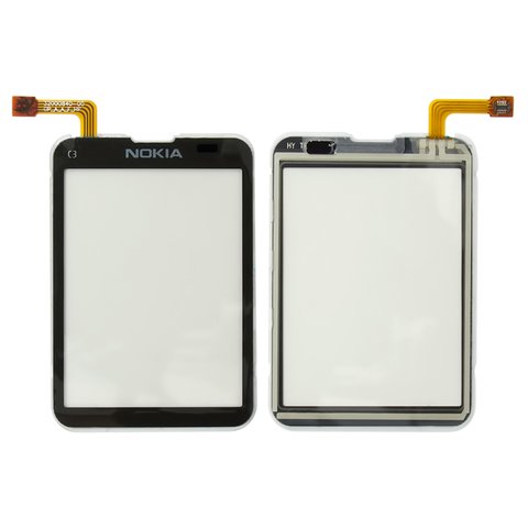 Touchscreen compatible with Nokia C3 01, Copy, black 