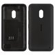 Housing Back Cover compatible with Nokia 620 Lumia, (black, with side button)