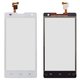Touchscreen compatible with Huawei Honor 3C H30-U10, (white)