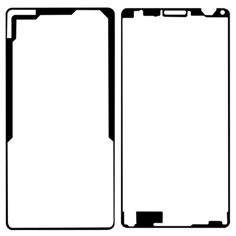 Sticker para pantallas táctiles y paneles traseros cinta doble faz  puede usarse con Sony D5803 Xperia Z3 Compact Mini, D5833 Xperia Z3 Compact Mini