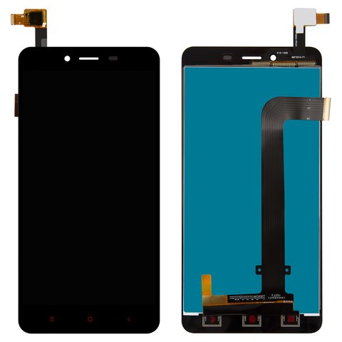 Pantalla LCD puede usarse con Xiaomi Redmi Note 2, negro, sin marco, 2015051
