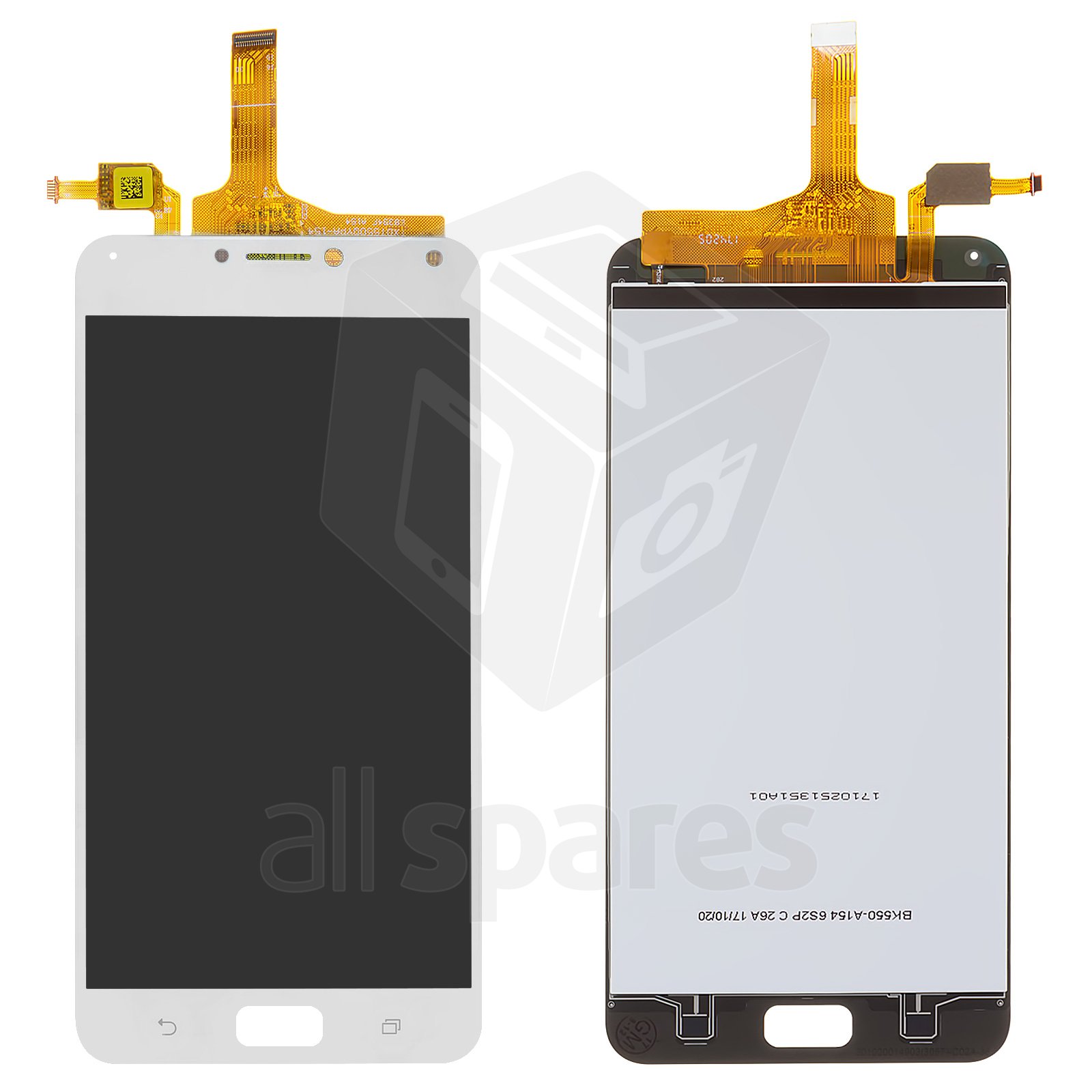 Lcd Compatible With Asus Zenfone 4 Max Pro Zc554kl White With Touchscreen Original Prc All Spares