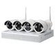 Juego: grabador de video en red MIPCK0420 y 4 cámaras de vigilancia AHD (720p, 2 MP)