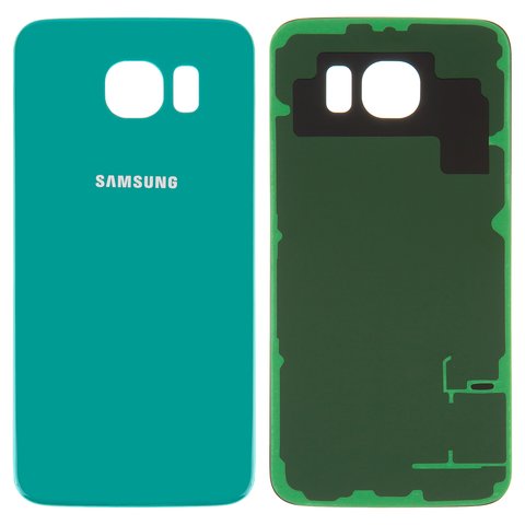 Housing Back Cover compatible with Samsung G920F Galaxy S6, blue, 2.5D, Original PRC  