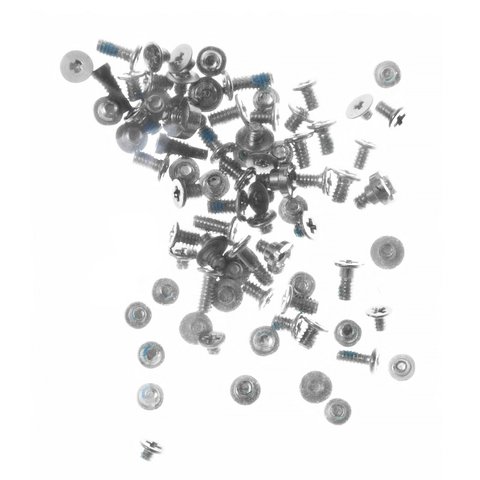 Screw compatible with iPhone 8 Plus, black, full set 