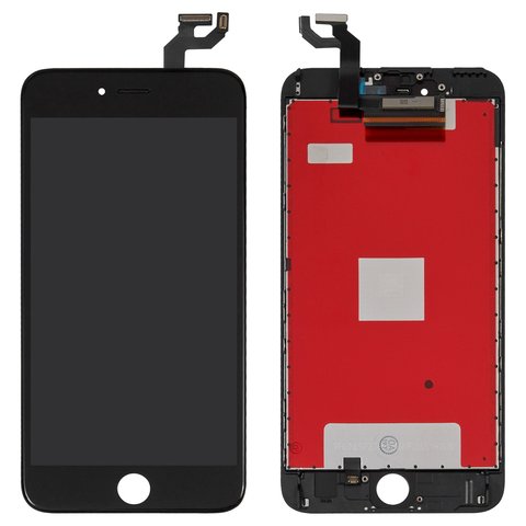 LCD compatible with Apple iPhone 6S Plus, black, with frame, AAA, NCC ESR ColorX 