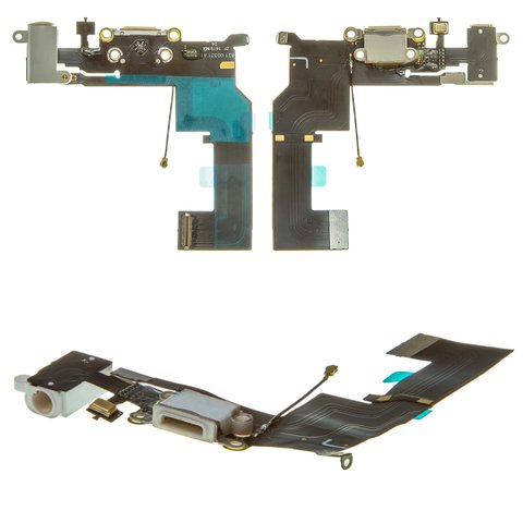 Cable flex puede usarse con iPhone SE, del conector de carga, del conector de auriculares, blanco, AAA