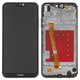 LCD compatible with Huawei P20 Lite, (black, with frame, High Copy, ANE-L21/ANE-LX1)
