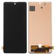 LCD compatible with Samsung A715 Galaxy A71, (black, without frame, Copy, (TFT))