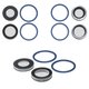Camera Lens compatible with iPhone 12, (dark blue, with frames, set 2 pcs.)