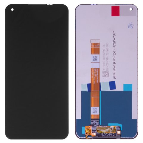 LCD compatible with Realme 7i, C17; OnePlus Nord N100; Oppo A32, A33 2020 , A53 4G, A53s 4G, black, without frame, High Copy, BV065WBM L03 MB00  