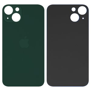 Задняя панель корпуса для iPhone 13, зеленая, не нужно снимать стекло камеры, AAA, big hole