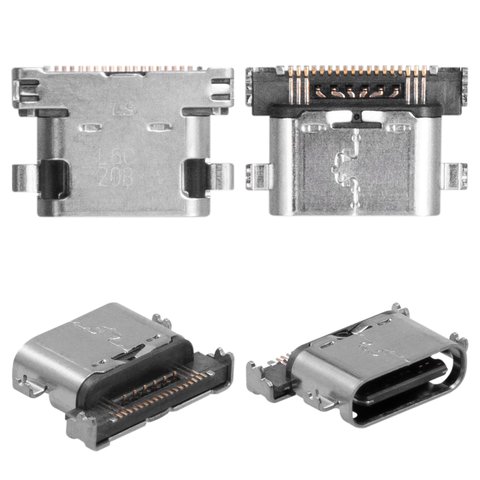 Коннектор зарядки, 24 pin, тип 12, USB тип C
