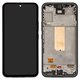 Pantalla LCD puede usarse con Samsung A546 Galaxy A54 5G, negro, con marco, High Copy, original LCD size, (OLED)