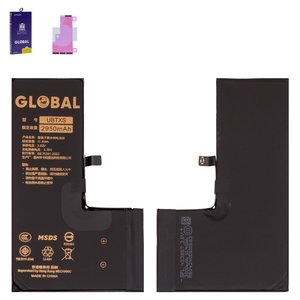 Battery Mechanic compatible with Apple iPhone XS, Li Polymer, 3.82 V, 2950 mAh, High Capacity, original IC 