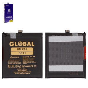 Battery Mechanic BP41 compatible with Xiaomi Mi 9T, Redmi K20, Li Polymer, 3.85 V, 3900 mAh 