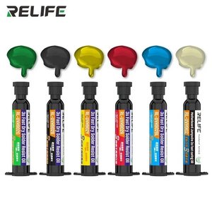 Máscara de soldadura RELIFE RL UVH902G, verde, 10 ml, UV, de secado instantáneo