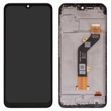 LCD compatible with Tecno Pop 5 LTE, (black, with frame, Original (PRC), BD4, BD4i, BD4a)