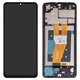 LCD compatible with Samsung A055 Galaxy A05, (black, with frame, High Copy)