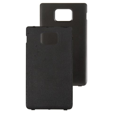 Battery Back Cover compatible with Samsung I9100 Galaxy S2, black 