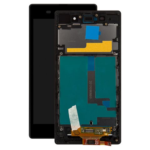 Relatief specificatie slachtoffer LCD compatible with Sony C6902 L39h Xperia Z1, C6903 Xperia Z1, C6906 Xperia  Z1, C6943 Xperia Z1, (black, with touchscreen, with frame, Original (PRC))  - GsmServer