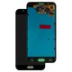 LCD compatible with Samsung A800 Dual Galaxy A8, (black, without frame, original (change glass) )