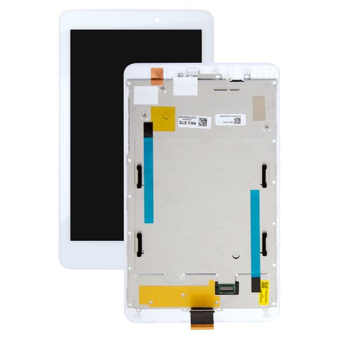 LCD compatible with Acer Iconia Tab 8 A1 840, white, with frame 