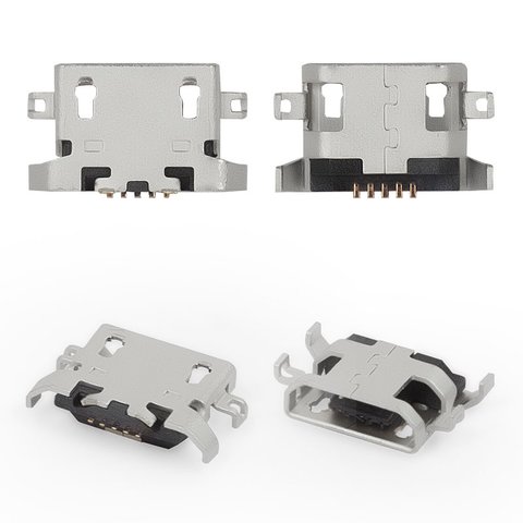 Charge Connector compatible with Lenovo S820, 5 pin, micro USB type B 