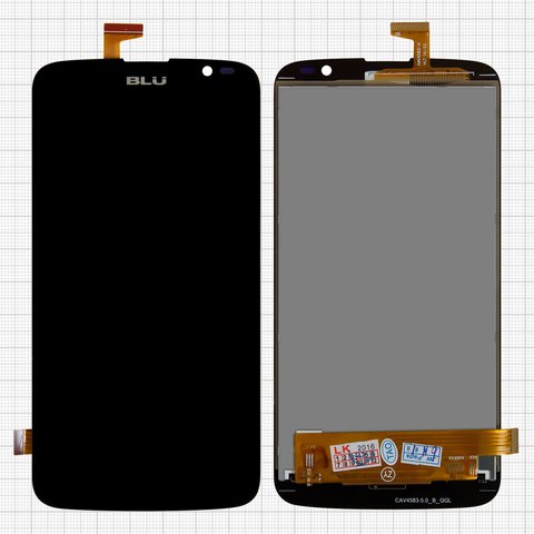LCD compatible with BLU D790U Studio G, black, High Copy 
