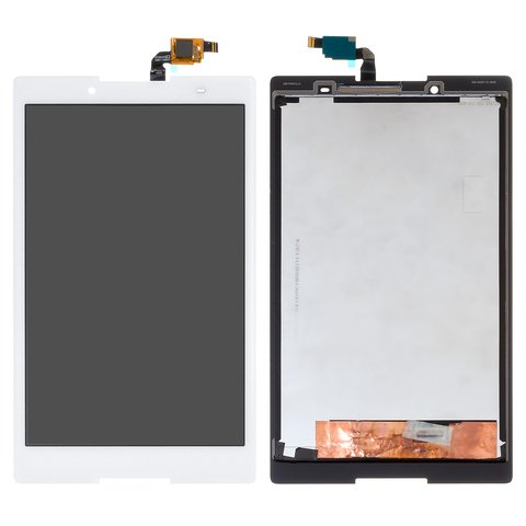 LCD compatible with Lenovo Tab 3 TB3 850M LTE, white, without frame 